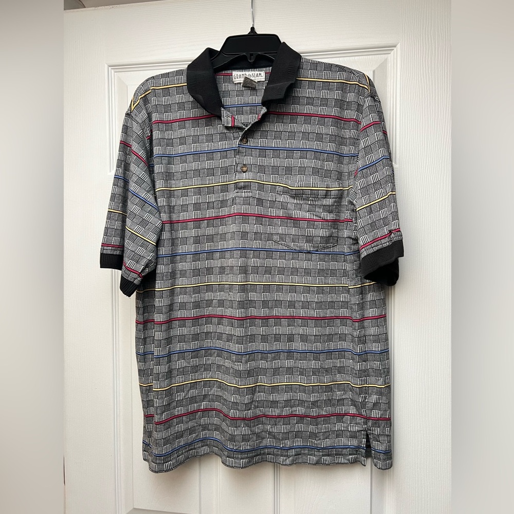 Funky men’s vintage polo shirt
